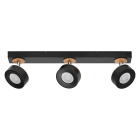 Ledvance - LDV Spot Pluto trio 498mm 15W/3000K 960lm Noir orientable - Plafonnier LEDVANCE