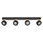 Ledvance - LDV Spot Pluto quatro 698mm 20W/830 1250lm Noir orientable - Plafonnier LEDVANCE
