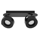 Ledvance - LDV Spot Venus Duo 10,5W/3000K 450lm Noir orientable - Plafonnier LEDVANCE