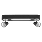 Ledvance - LDV Spot Neptune 530 Duo 20W/3000K 635lm Noir orientable - Plafonnier LEDVANCE