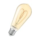 Ledvance - LED OSR 1906 EDISON ST64 ambre DIM 4.9W 922 E27