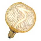 Ledvance - LED OSRAM 1906 Cage Dorée Globe 125 Filament Spirale Gradable 3,5W 170lm 818 E27
