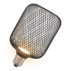 Ledvance - LED OSRAM 1906 Cage Noire Cylindrique 100 + LED Plate 3,5W 300lm 827 100° E27