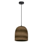 Ledvance - Suspenion décorative Cardboard Bell brune à culot E27 - lampe non incluse