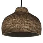 Ledvance - Suspenion décorative Cardboard Hat brune à culot E27 - lampe non incluse