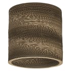 Ledvance - Plafonnier décoratif Cardbord Cylinder brun à culot E27 - lampe non incluse