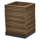 Ledvance - Luminaire à poser Cardboard Square brun à culot E27 - lampe non incluse