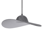 Ledvance - LDV Suspension FELT Hat à culot E27 en feutre gris - lampe non incluse