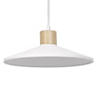 Ledvance - Suspension décorative Plaster Wood 320 blanche à culot E27 - lampe non fournie