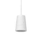 Ledvance - LDV Suspension Plaster CONE à culot E27 blanche - lampe non incluse