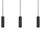 Ledvance - LDV Suspension DRUMS noire hybrid 7,5W 460lm 3000K + 3 douilles GU10 LEDVANCE