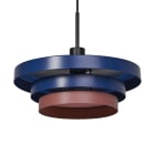 Ledvance - LDV Suspension déco Layers E27 bleue - Lampe non fournie LEDVANCE