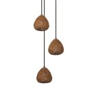 Ledvance - LDV Susp. ronde trio Paper Drop à culot E27 beige - lampe non incluse LEDVANCE