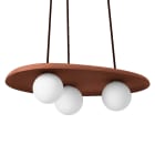 Ledvance - LDV Suspension Clay NEST trio à culot G9 cuivre, Lampes non incluses LEDVANCE