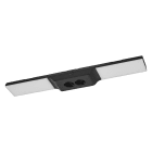 Ledvance - LDV Undercabinet Socket 10W/3000K 500lm DIM noir. Kit 2 modules+prises LEDVANCE