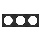 Ledvance - Accessoires SPOT LED : cadre d'habillage rectangulaire Trio 100 x 300 noir