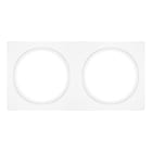 Ledvance - Accessoires SPOT LED : cadre d'habillage rectangulaire Duo 100 x 200 blanc