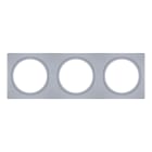 Ledvance - Accessoires SPOT LED : cadre d'habillage rectangulaire Trio 100 x 300 argenté