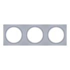 Ledvance - Accessoires SPOT LED : cadre d'habillage rectangulaire Trio 100 x 300 argenté