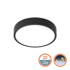 Ledvance - Hublot Bulkhead Rond 300 DALI 16W/3000K 2000lm TouchDIM IK10 IP65 Noir Everloop