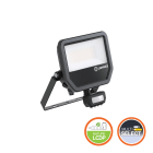Ledvance - Projecteur FL50 PIR 27/41W 840 4000/6000lm Sym100 IP65 Noir MultiLumenNatureloop