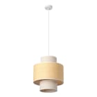 Ledvance - Suspension Decor Wrap Cyllndre beige avec douille E27 (lampe non fournie)