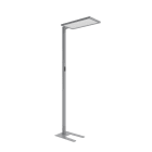 Ledvance - Luminaire sur pied FS Compact PIR DIM 88W/4000K 12600lm U19 Direct/Indirect Gris