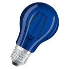 Ledvance - LED CLASSIC OSRAM STAR+ DECO CLA15 Verre Bleu E27 2,5W 10lm