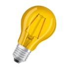 Ledvance - LED CLASSIC OSRAM STAR+ DECO CLA15 Verre Jaune E27 2,5W 2200K 235lm
