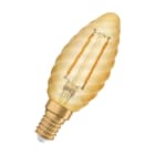 Ledvance - LED CLASSIC OSRAM 1906 CLBW22 Verre Doré Filament E14 2,5W 824 220lm 2400K