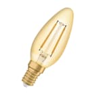 Ledvance - LED CLASSIC OSRAM 1906 CLB12 Verre Doré Filament E14 1,5W 824 120lm 2400K