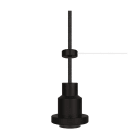 Ledvance - LDV 1906 PENDULUM Black Pro 3m E27 - Supension filaire avec douille E27 LEDVANCE