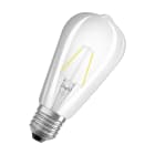 Ledvance - LED CLASSIC OSRAM Star ST64 Edison25 Verre Clair E27 2,5W 827 250lm