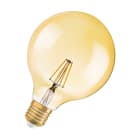 Ledvance - LED CLASSIC OSRAM DIM 1906 CLGB55 D125 Verre Doré Filament E27 6,5W 725lm 2400K