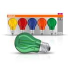 Ledvance - LED CLASSIC OSRAM STAR+ x5 DECO CLA15 - Bleu-Vert-Orange-Rouge-Jaune - Lot de 5
