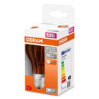 Ledvance - LED CLASSIC OSRAM STAR+ DECO CLA15 Verre Orange E27 2,5W 160lm