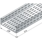 NIEDAX - Dalle perforée gamme L, 50x500, 3 m, SZ
