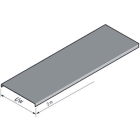 NIEDAX - Couvercle CO4, largeur 147 mm, longueur 2 m, pour dalles en tôle, SZ