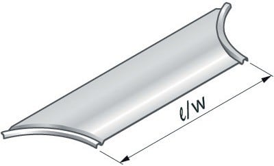 NIEDAX - Couvercle CO2 pour Sortie Latérale, largeur 507, SZ