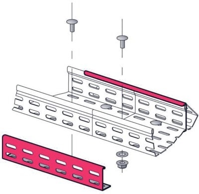 NIEDAX - Eclisse emboîtable EE d'identification H51, pour dalles PS-PSN, RAL 6024 Vert