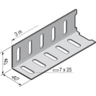 NIEDAX - Profil L Perforé A565, 40x40x1.75, 3m, SZ
