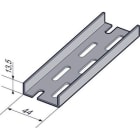 NIEDAX - Profilé perforé U A542 44x14x2.00, 2m, SZ