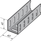 NIEDAX - Profilé perforé U A565 40x40x1.75, 3m, SZ