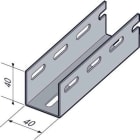 NIEDAX - Profilé perforé U A585 44x42x1.75, 3m, SZ