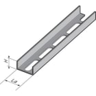 NIEDAX - Profilé perforé U A543 30x15x1.50, 2m, SZ