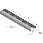 NIEDAX - Profilé perforé U 35x13.5x2.00, 2m, SZ