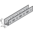 NIEDAX - Profilé perforé U A603 50x45x3.00, 3m, SZ