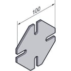 NIEDAX - Gousset croix 360°, pour C35x35, Gamme SU 35, finition EZ