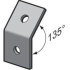NIEDAX - Equerre 135° 35x35, Gamme SU 35, finition EZ