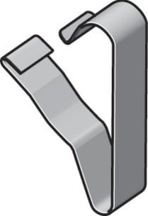 NIEDAX - Clips CO6 imperdable, pour couvercles de goulottes GRS, Inox